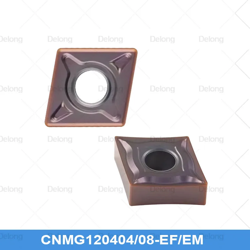 

Твердосплавная токарная пластина CNMG1204 CNMG120404 CNMG120408 EF EM для закалки деталей из нержавеющей стали