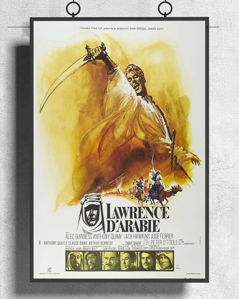 L151 LAWRENCE OF ARABIA Movie 1962 Classic Silk Fabric Poster Art Decor Indoor Painting Gift