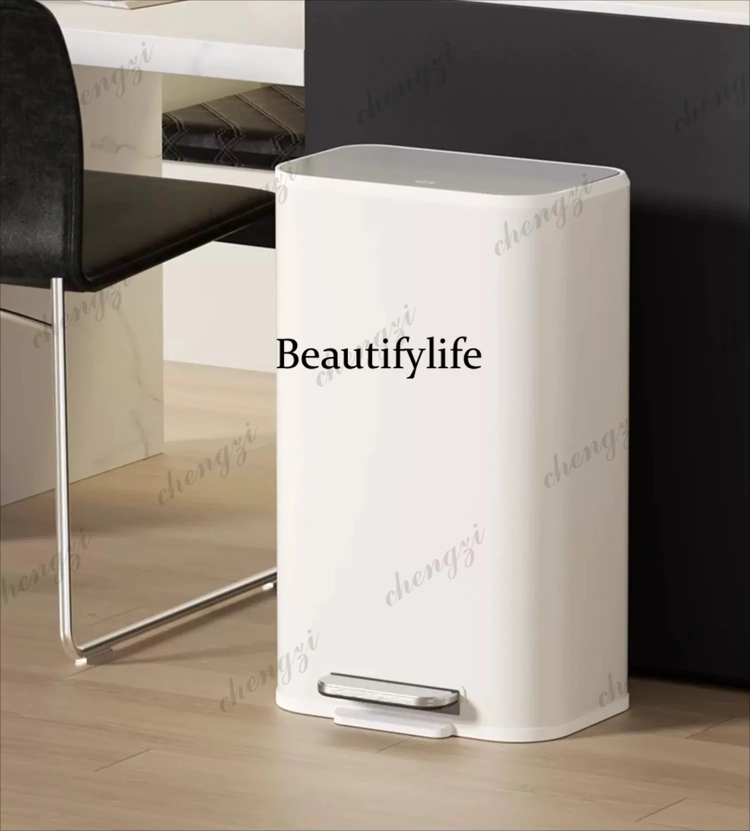 Kitchen trash can household large large capacity living room bathroom high value