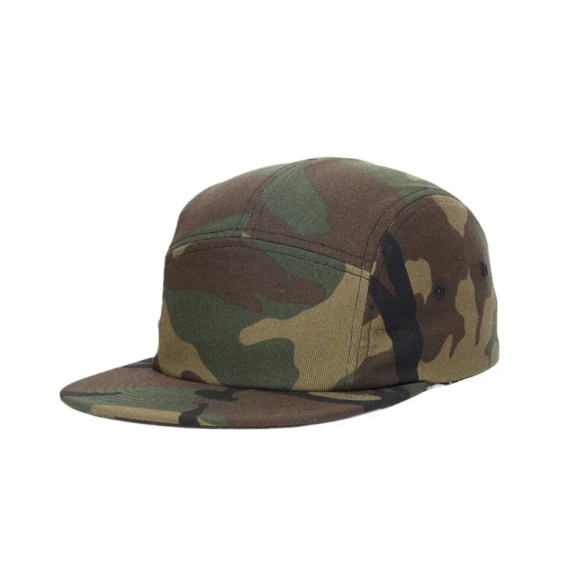 Fedoryn Custom Embroidery Flying Cap Cotton 5-panel Camping Hat Flat Brim Baseball Cap Design Print Skateboard Cap Wholesale