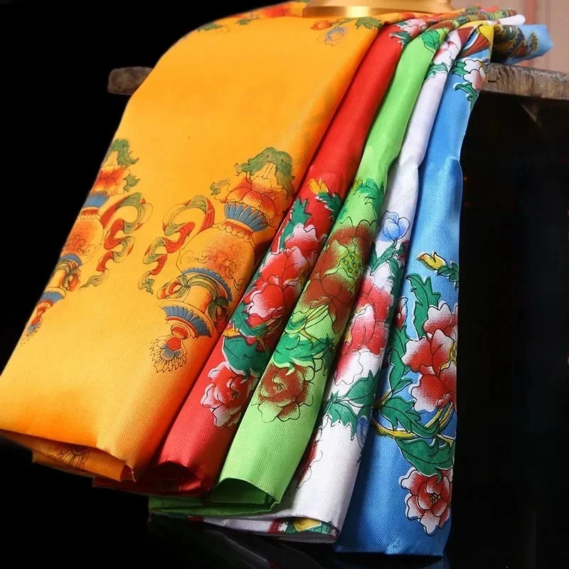 2.6m Five-color Eight-auspicious Printed Tibetan Jewelry Home/Buddhist Hall/offering Blessings/religious Decoration Supplies