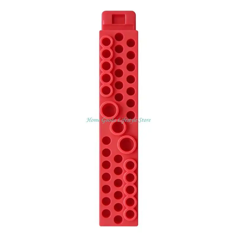E74E Workshop Storage Solution Base Bit Organizers with 39 Holes Each for Drill Driver Accessories