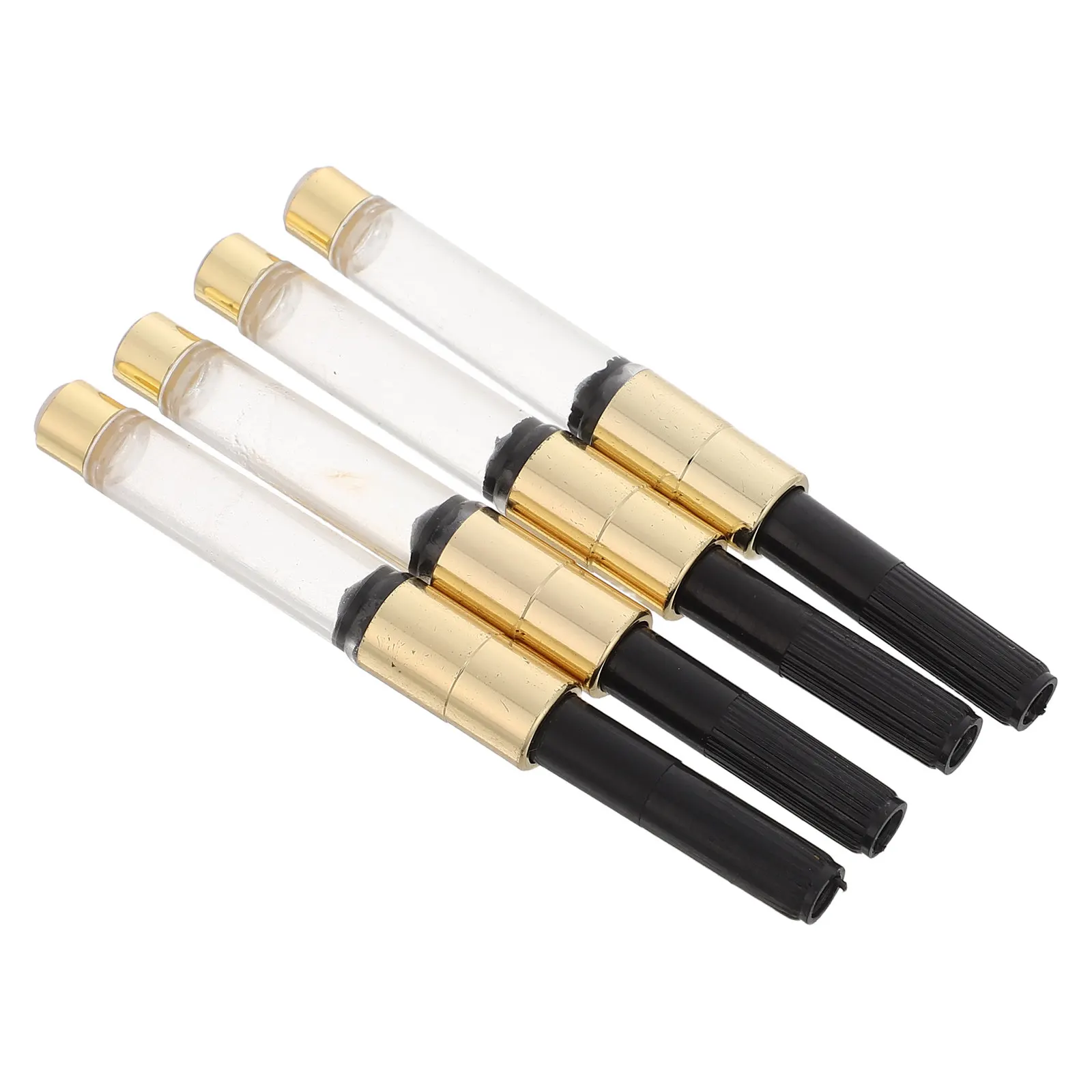 4Pcs Fountain Pen Ink Converter 2.6mm Screw-in Rotary Ink Cartridge Refilling Reusable Pen Parts Writing Calligraphy Accessories