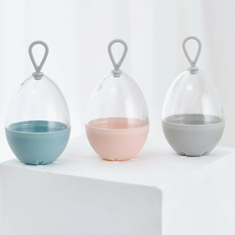 

6pcs Makeup Containers Egg Boxes Reusable Powder Puff Holders Travel Foundation Sponge Cases Silicone Beauty Sponge
