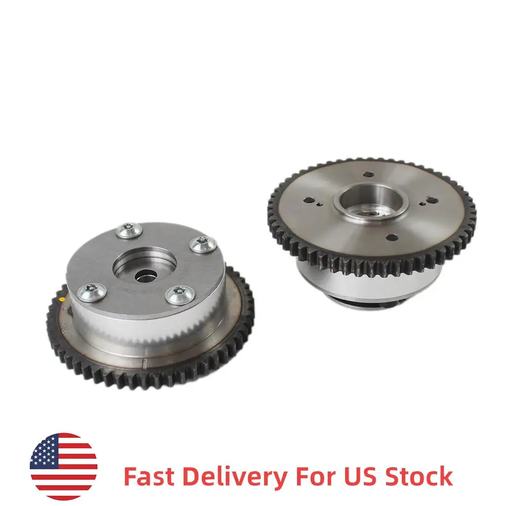 2pcs Exhaust & Intake VVT Timing Gear Sprocket 243502E001 243702E000 For Hyundai Kia Elantra Forte Koup 1.8L Car Accessories