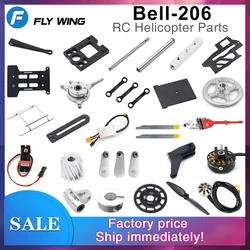 Fly Wing Bell-206 RC parti di elicotteri piastra originale installata in fabbrica lama di coda lama principale motore Feathering Shaft Servo ESC