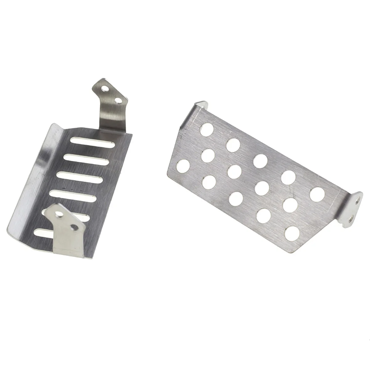 Hot-2X Rvs Chassis Armor As Protector Skid Plate Voor Vanquish VS4-10 Phoenix VS410 RC Crawler
