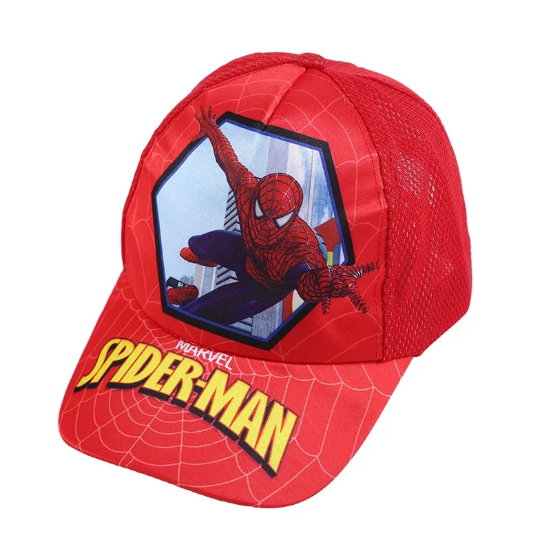 Fashion Spider Man baseball caps for boys and girls, superhero merchandise, role-playing props, children\'s gifts, sun hats