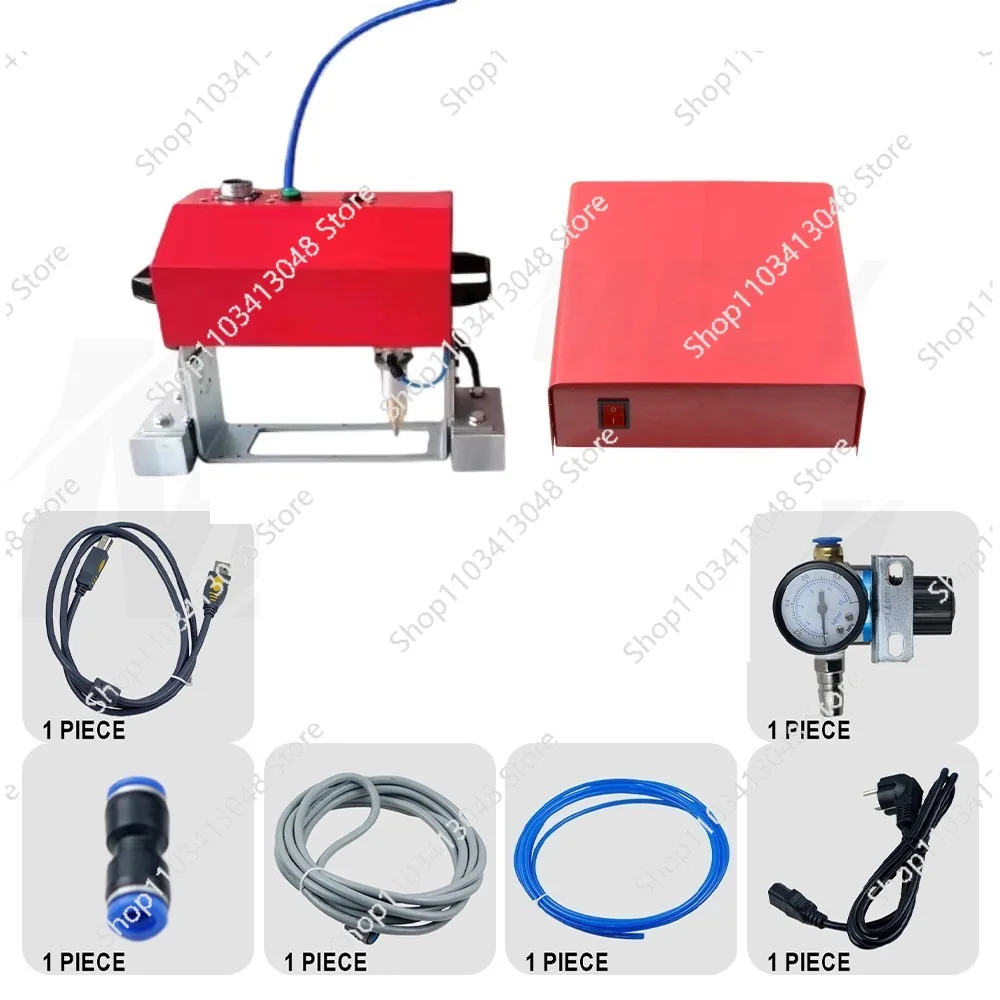 Marking Machine chassis number 220V/110V Portable Metal Pneumatic Dot Peen Marking Machine For VIN Code(140*40mm) Frame