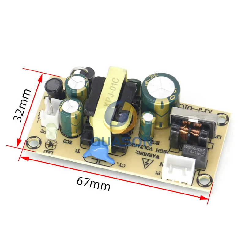 AC-DC 12V 1.5A 5V 2A Switching Power Supply Module  Bare Circuit 100-265V to 12V 5V Board TL431 regulator for Replace/Repair