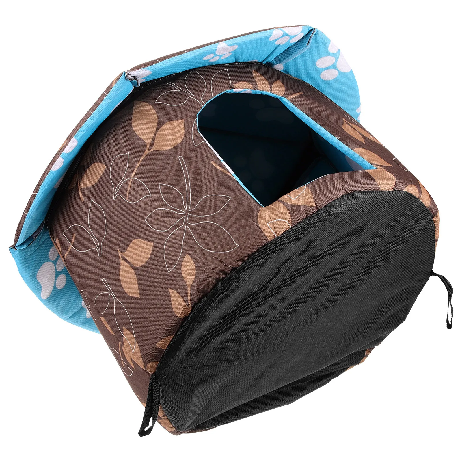 

Semi-Enclosed Cat Detachable Warm Pet Nest Kitten Sleeping Bed Outdoor Shelter Weatherproof Outside Cat