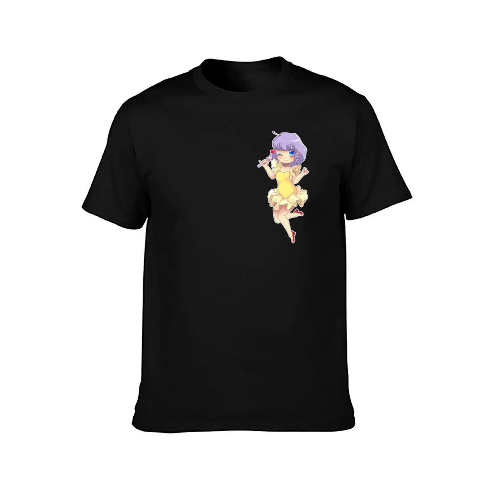 Creamy Mami - Render T-Shirt, Summer Casual Cotton Tee, Oversized Streetwear Tops, Vintage Graphic Print, Loose Fit Short Sleeve