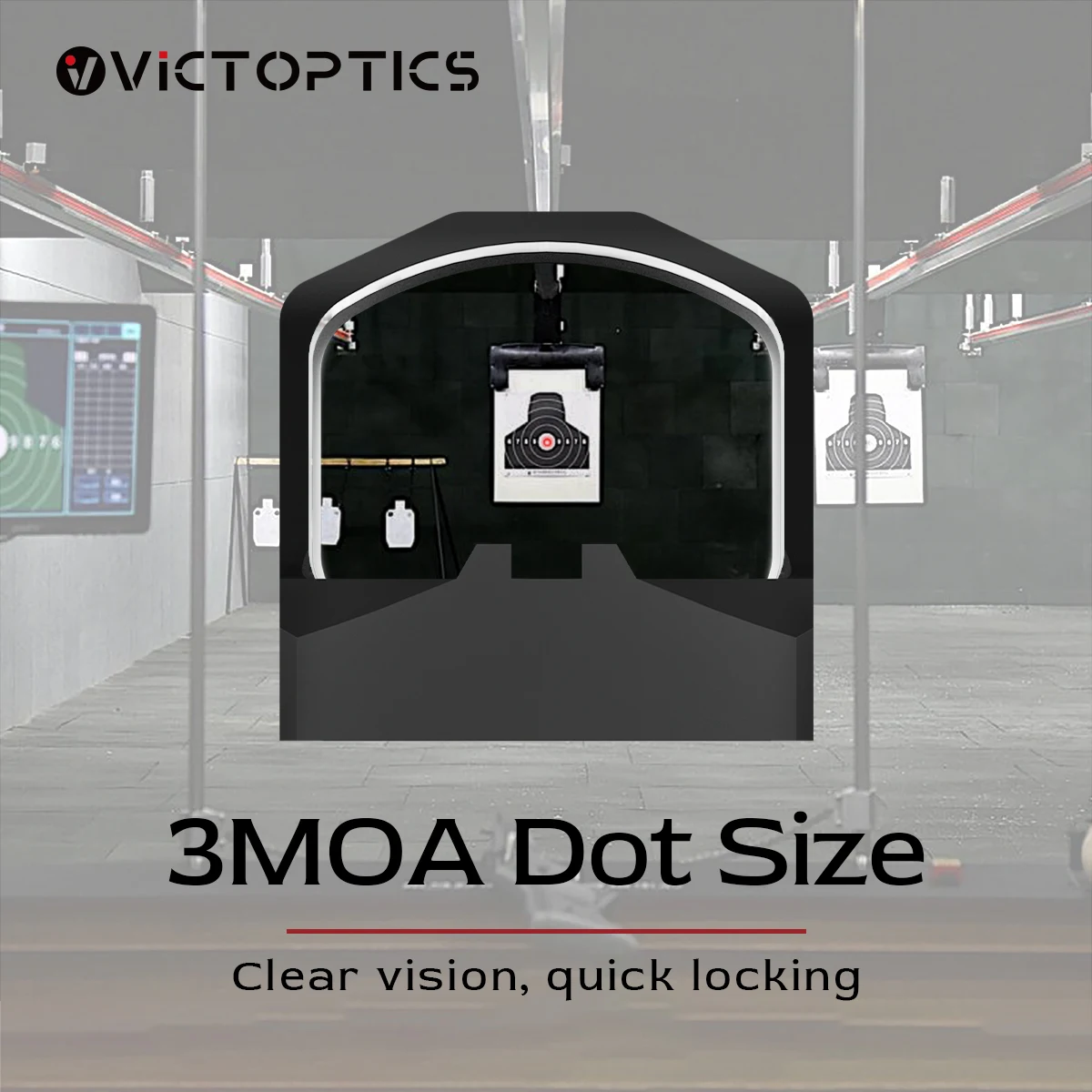 VictOptics SRD 1x16x20 Red Dot Sight,MAG Footprint Compatible With RM_S/RM_Sc/RM_Sx,Made of 7075-T6 Aluminum,Auto Light Sensor