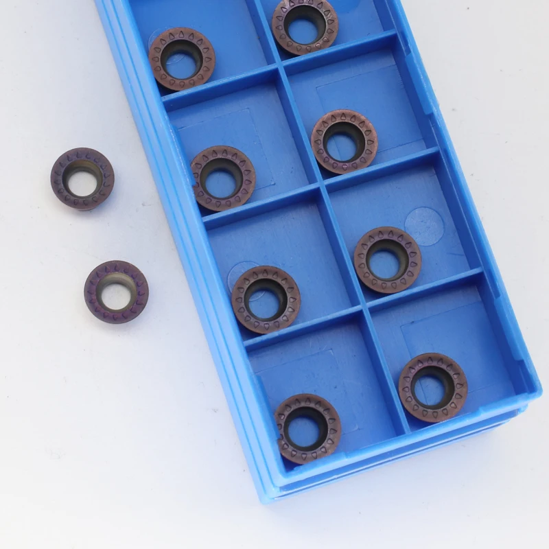 RPMT10T3MOE / RPMT08T2MOE Js UE6020 / VP15TF Carbide Inserts Frezen Mes Cnc Mechanische Draaibank Draaien Metalen Tool