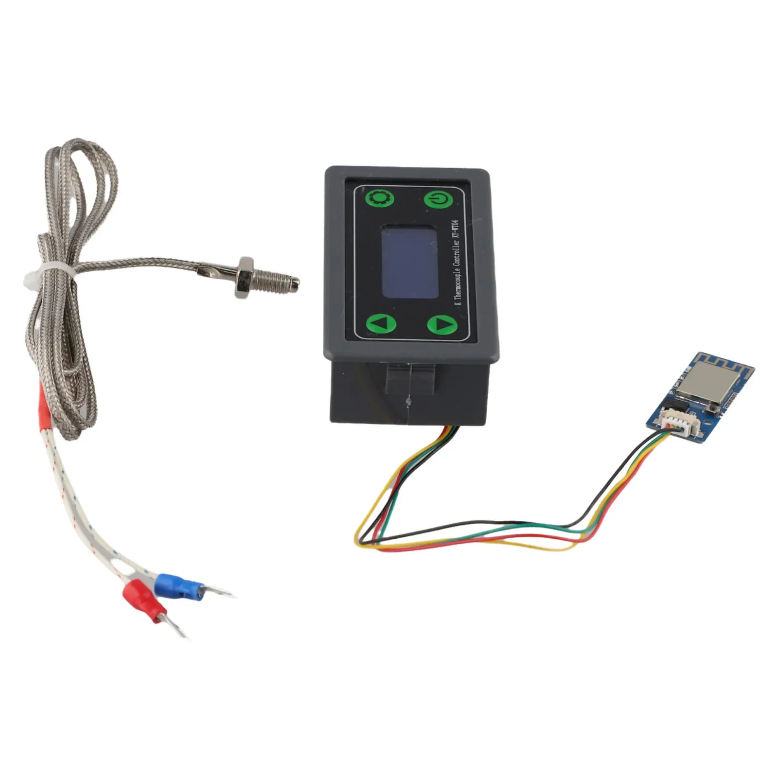 Compact Remote Thermostat with K Type Thermocouple Input and DC 6V to 30V Power Supply for -99 to 999C Applications