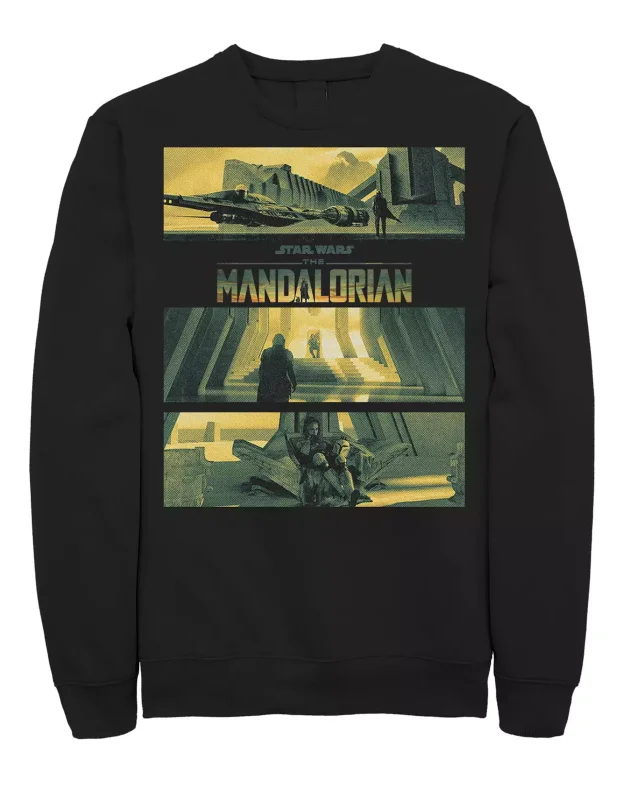 Star Wars sci-fi outono e inverno moletons de algodão puro, moletons masculinos e femininos de gola redonda Star Wars