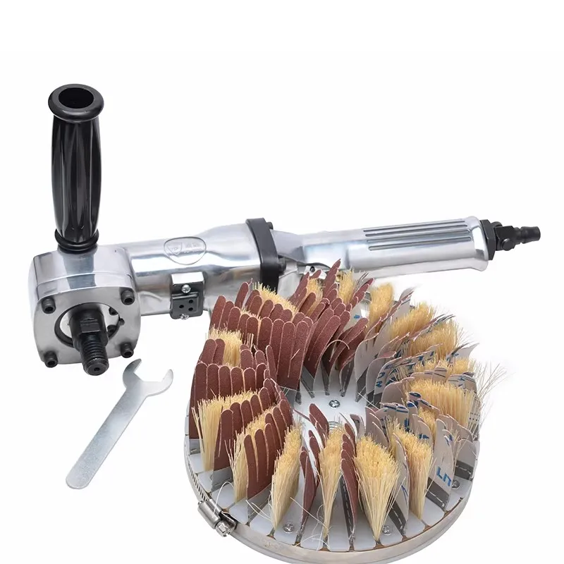 Wave Shield Pneumatic Irregular Sanding Machine Cabinet Door Irregular Object Polishing Machine Woodworking Sanding Brush Disc Bd-6025