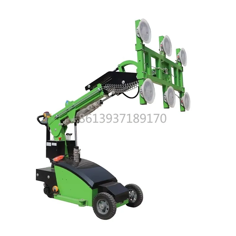 Mini 400kg/500kg Capacity Robot Vacuum Lifter for Glass Glazing Long Boom Transport Tool for New Machinery Repair Shops