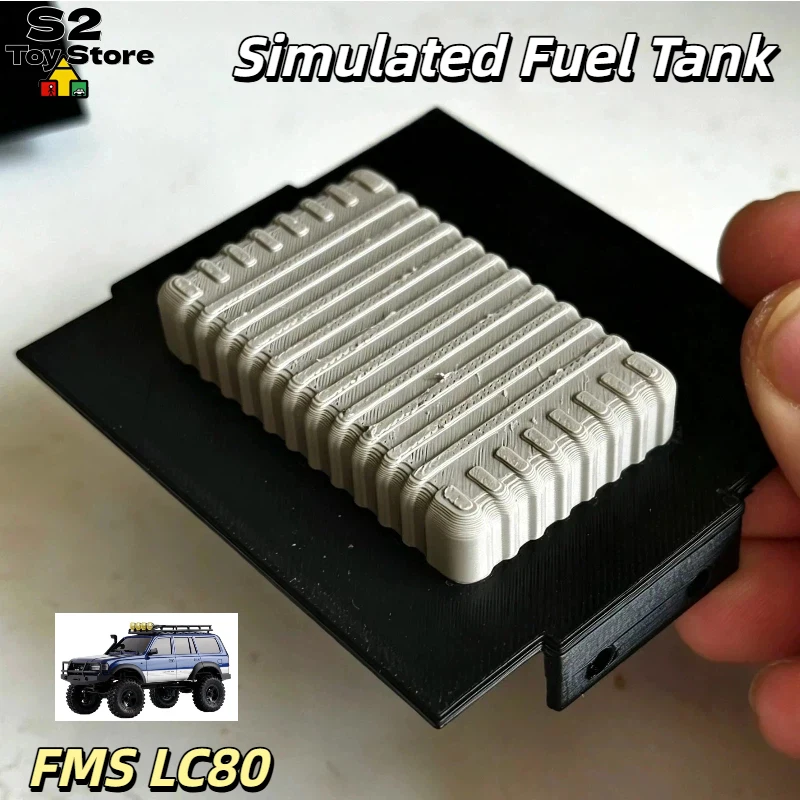 

FMS Simulation Fuel Tank Universal For 1 10 Lc80 Pro Rc Crawler Modified Decorative Accessory Mud Guard Appearance Part