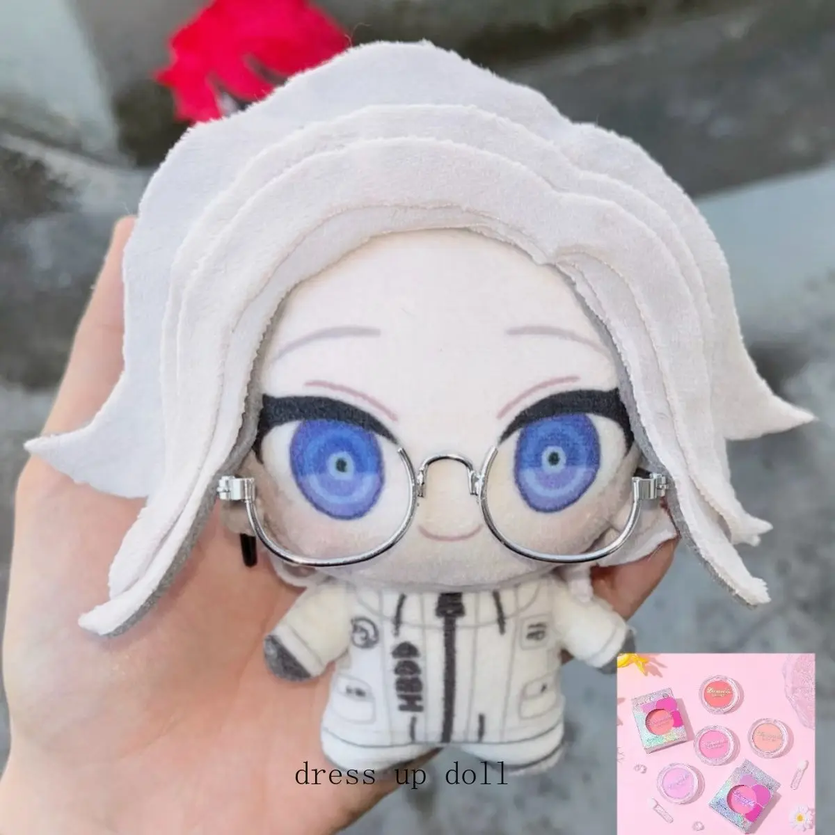

Aotuki Eito 10cm Cute Anime Plush Doll Print Starfish Body Backpack Pendan Toys Dango Keychain Figures Mascot Gift
