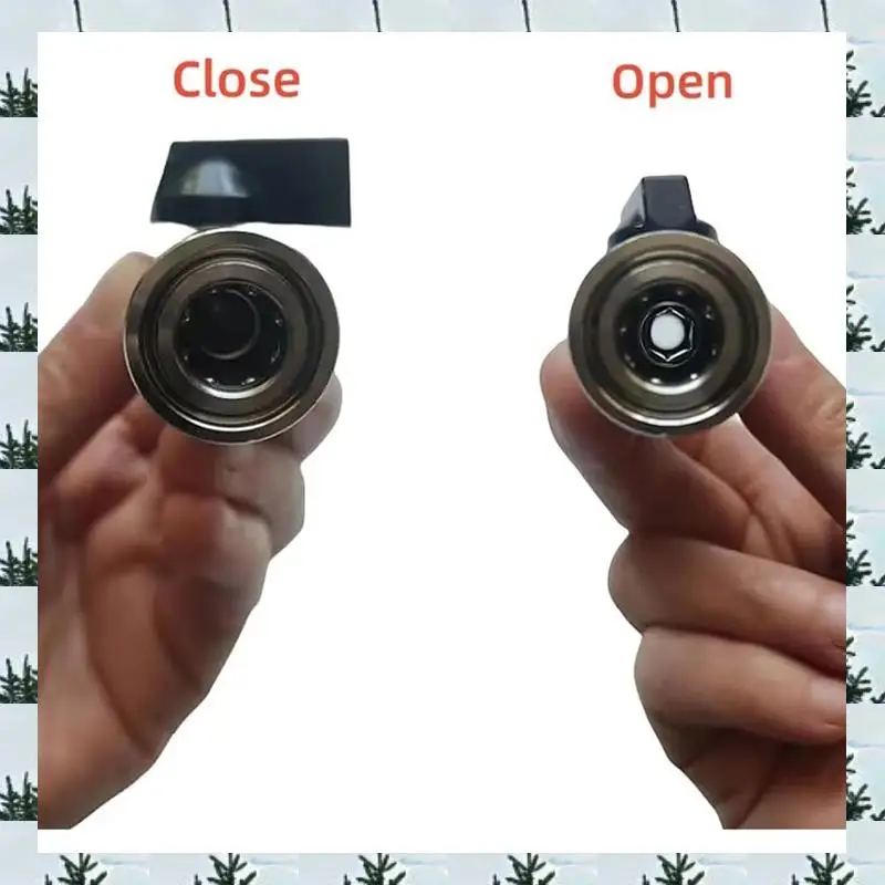 ABLG High Pressure Washer Ball Valve Kit With 1/4 Inch Quick Connect Plug For Power Car Wash Pump Hose Quick Fitting