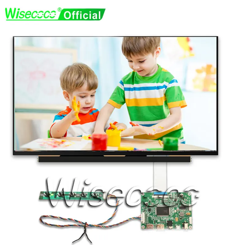 

Wisecoco 13.3 Inch 2560*1440 2K 4 Lane Full HD LCD Screen Controller Driver Board Edp 40 Pin Slim IPS Panel Display