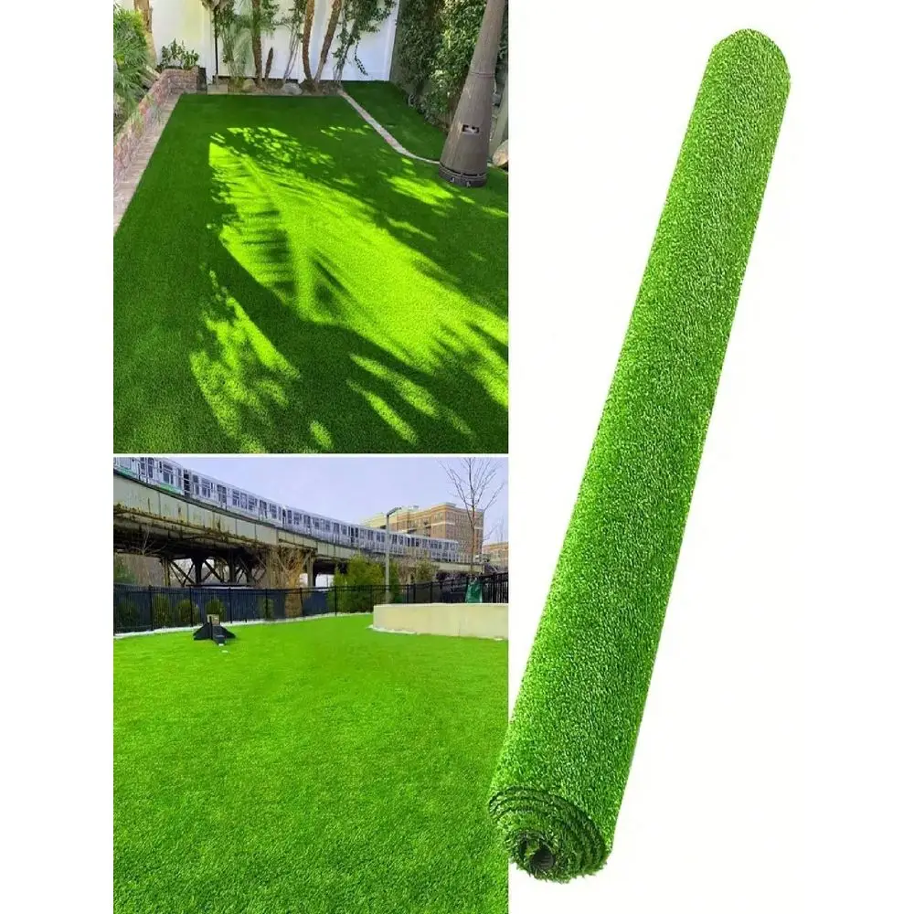 

Piece 19.69x78.74 Inch Artificial Grass Lawn, Luxury Synthetic Grass Turf, Thick Lawn For Decoration, Pet Training, Garden, Pla