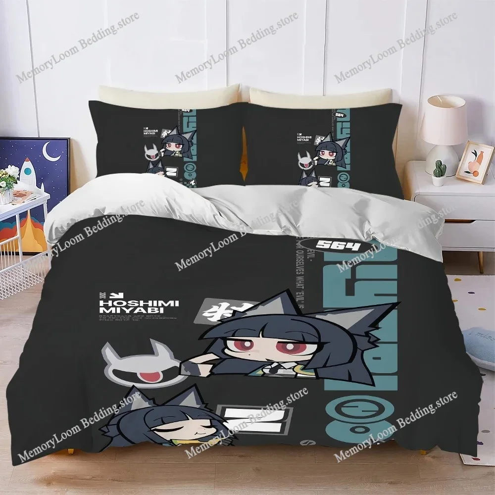 Zenless Zone Zero Miyabi Hoshimi Duvet Cover Set Bedding Soft Laundry Cotton Bed Four Seasons Student Dormitory Home Textile741