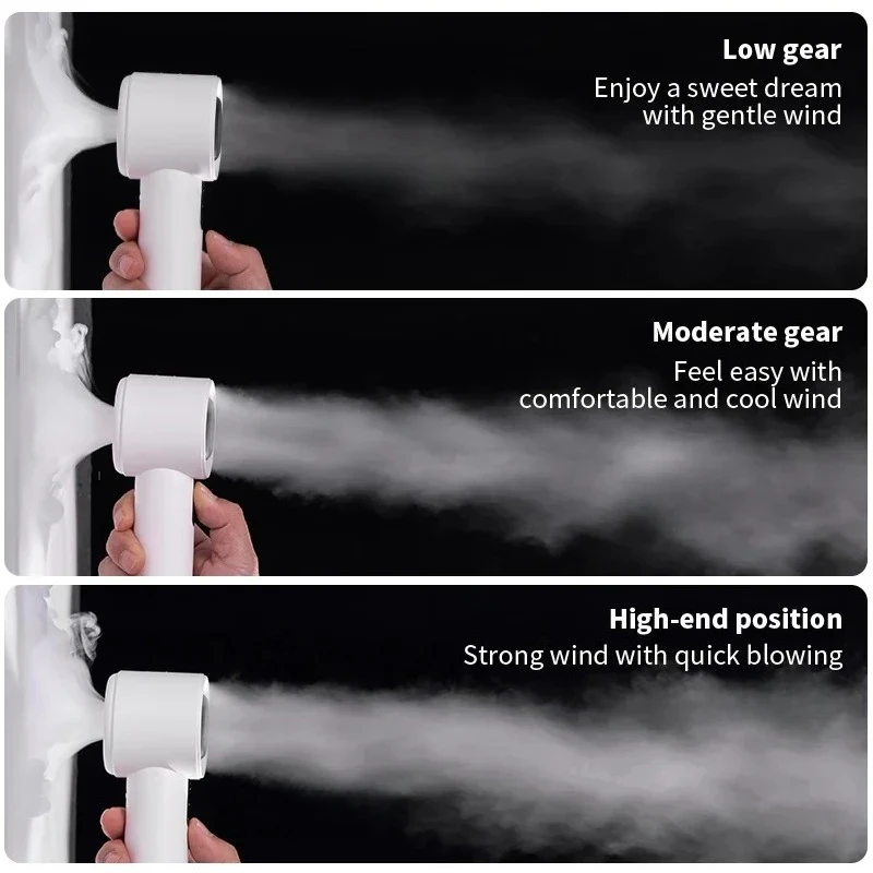 Portable Hand fan Outdoor Powerful 100-high speed Led Display Handheld Fan Rechargeable 3000mAh battery Personal Fan