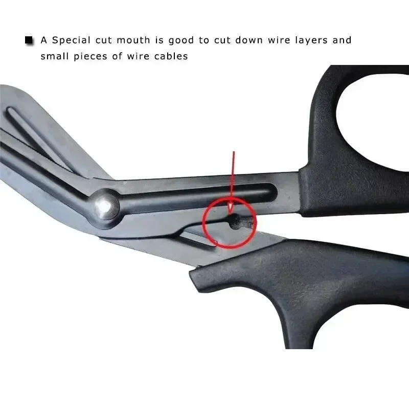 Tijeras médicas de supervivencia EMT, rescate paramédico, tijeras de supervivencia para traumatismos, tratamiento de emergencia para heridas, gasa, cizalla táctica de primeros auxilios