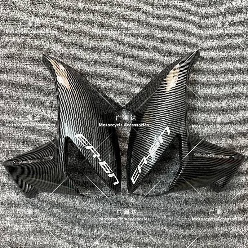 

Fairing Left Right Panel Cover Cowling Frame ABS Carbon Fiber Black Protectors Fit For KAWASAKI ER6-N ER6N 2009 2010 2011 2012