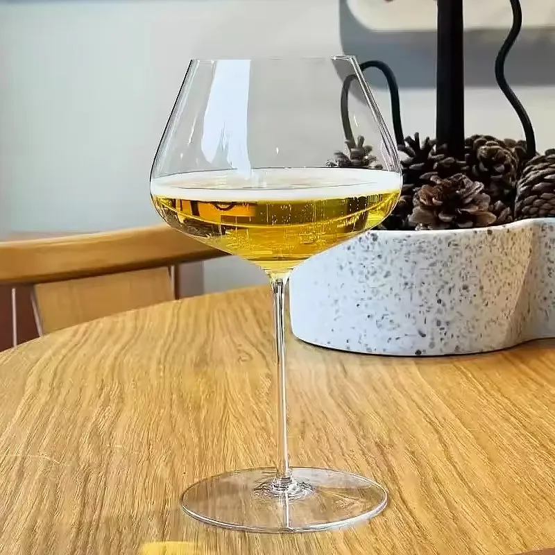 590ml Zalto Style Balance Glass Chardonnay White Wine Glass Crystal Glass Hand Made High Quality Goblet 2PCS