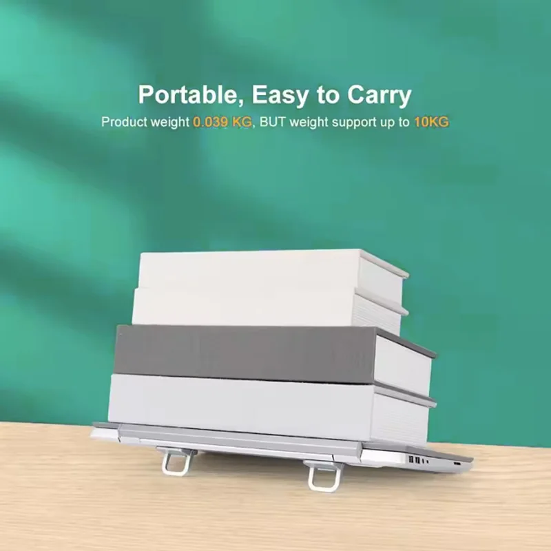 Laptop Stand For Macbook Huawei Xiaomi Notebook Heighten Holder Invisible Suppo For Computer Keyboard Holder Mini Portable Legs