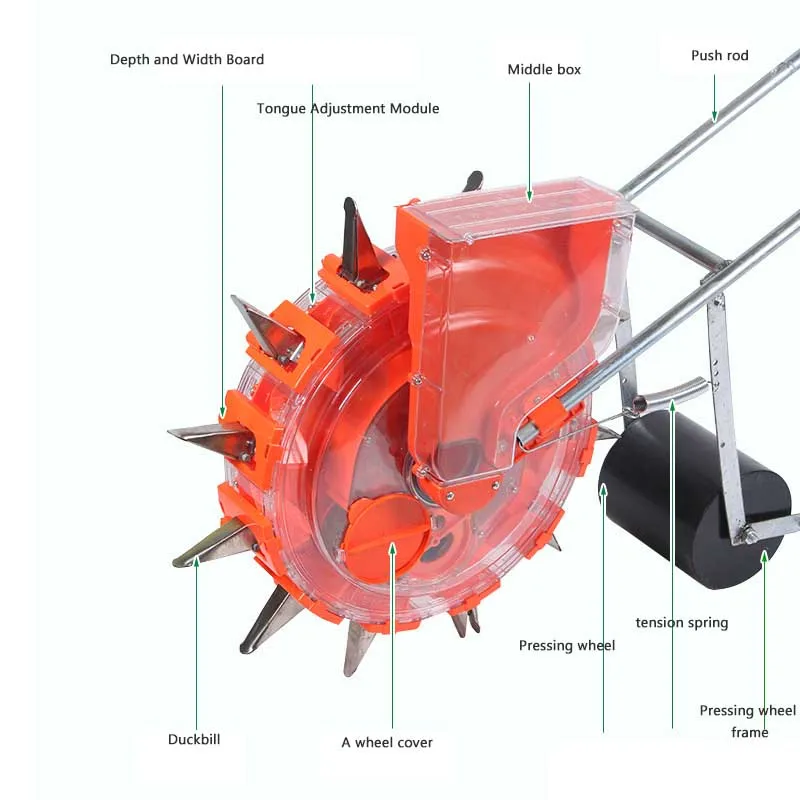 Manual Seeder For Home Gardening Portable Precision Seeder Flower And Vegetable Planting Tool Easy To Operate