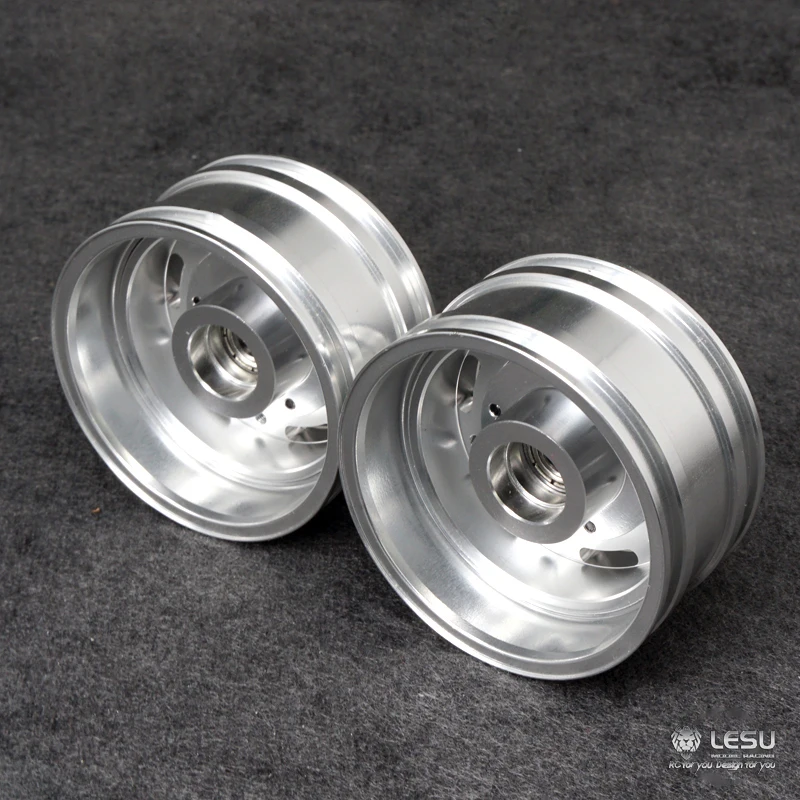 LESU Trailer Metal Front Wheel Hub A For 1/14 RC DIY Tamiyay Model Tractor Truck Outdoor Toys TH13089