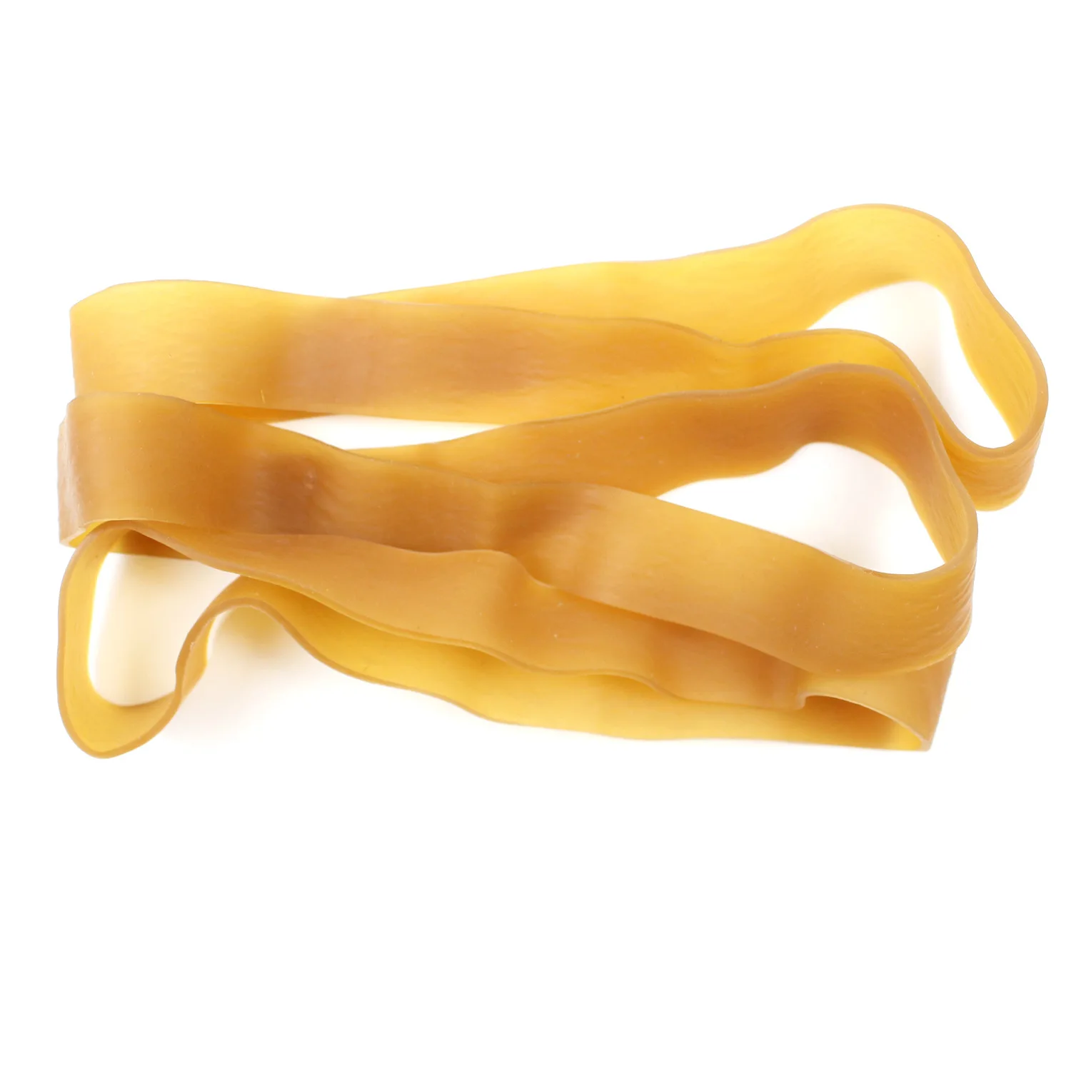20Pcs Yellow High Elastic 4.7 Inch Rubber Bands Stretchable Latex Rings Stationery Package Office Rubber Rings Home Durable Band