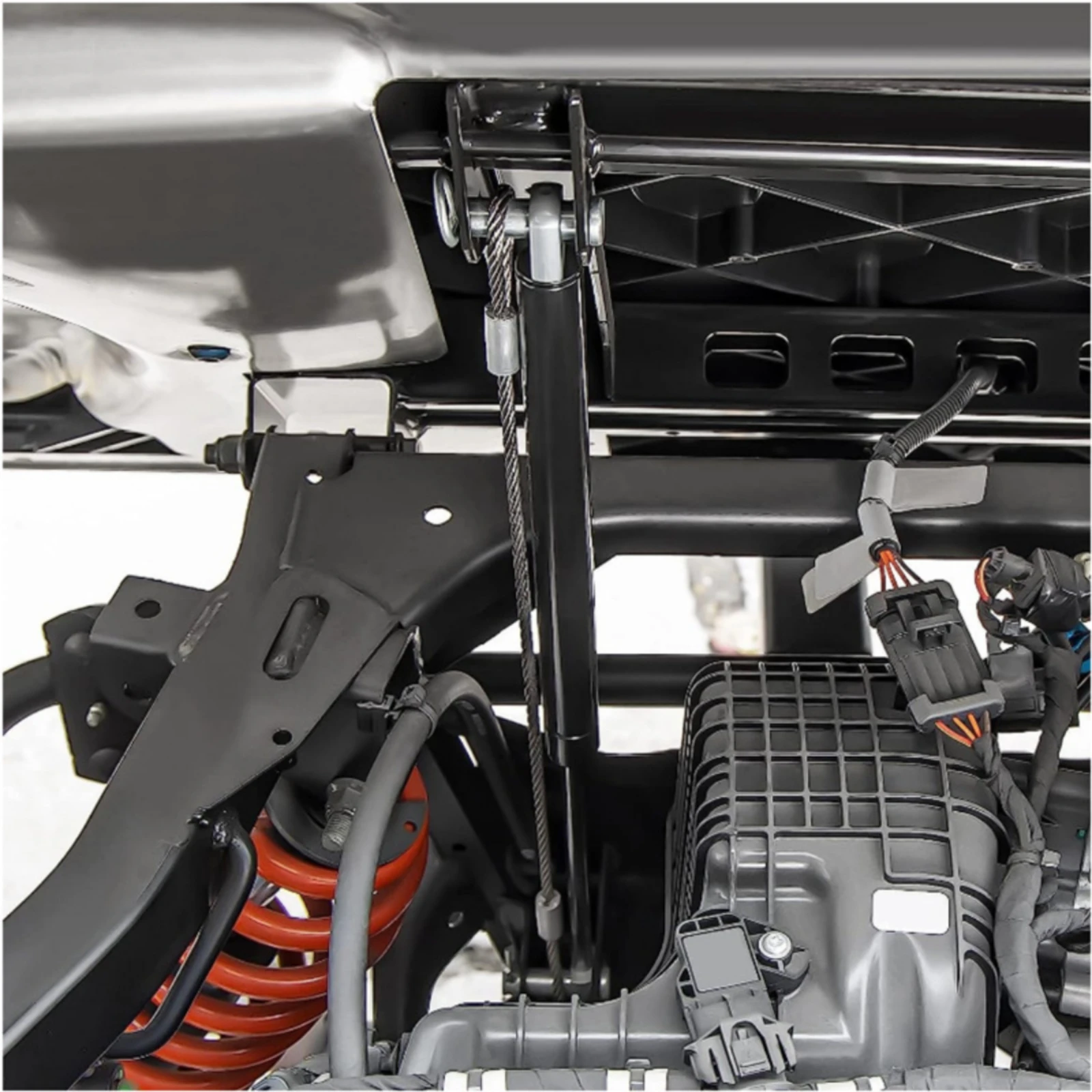 Vehicle Hardware OEM Compatible Hood Gas Spring Automotive Replacement Part Sturdy for ATV Owners, Workshop Repairs