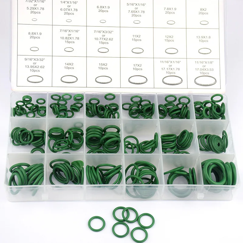 Gasket Air Conditioning O Ring Green Purple For Hyundai Air Conditioner Rubber Ring Box Thickened Type High Quality