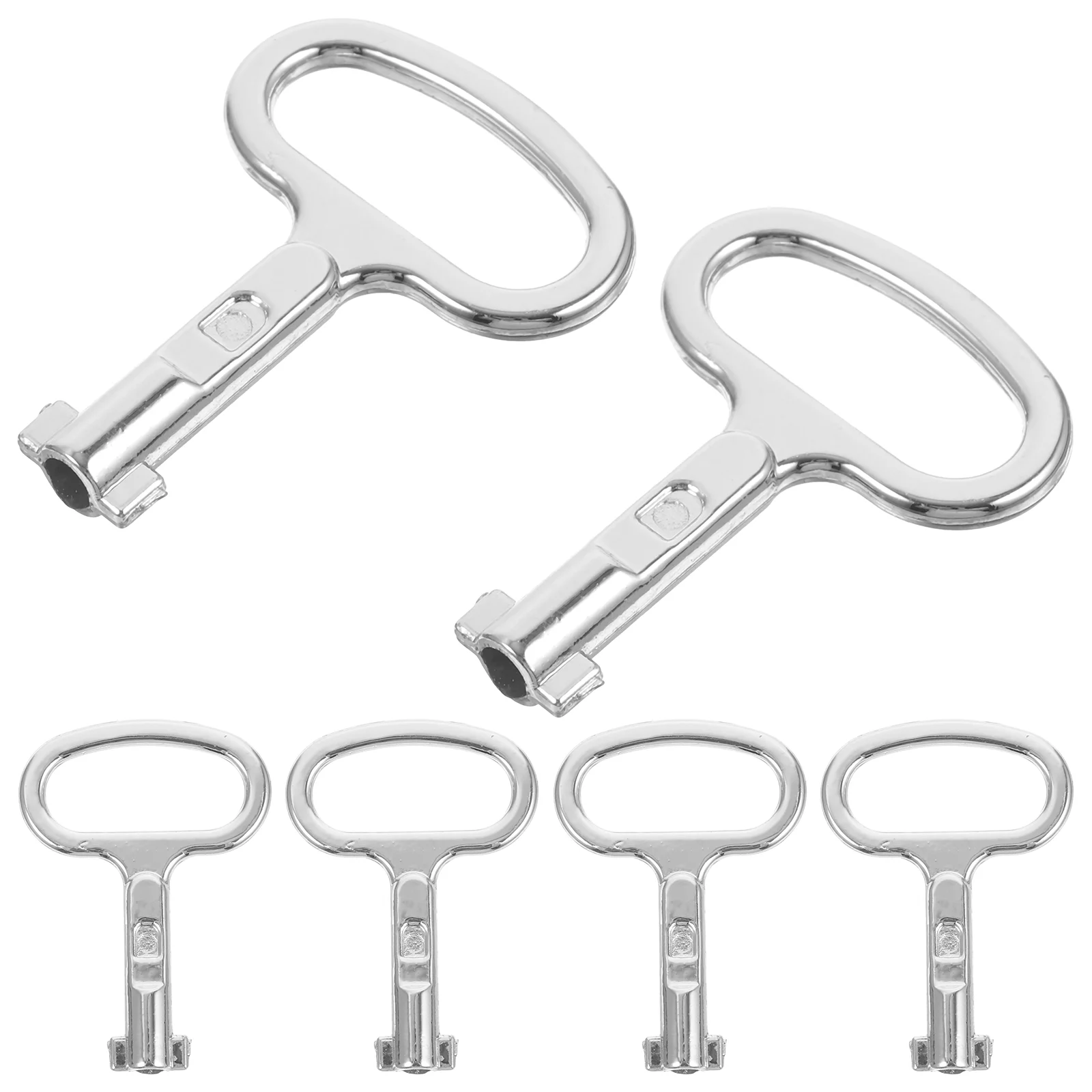 

6 Pcs Ms705 Electrical Box Key Water Utility Plumbers Tool Wrench Universal Air Plumbing Aluminum Alloy Radiator Gas