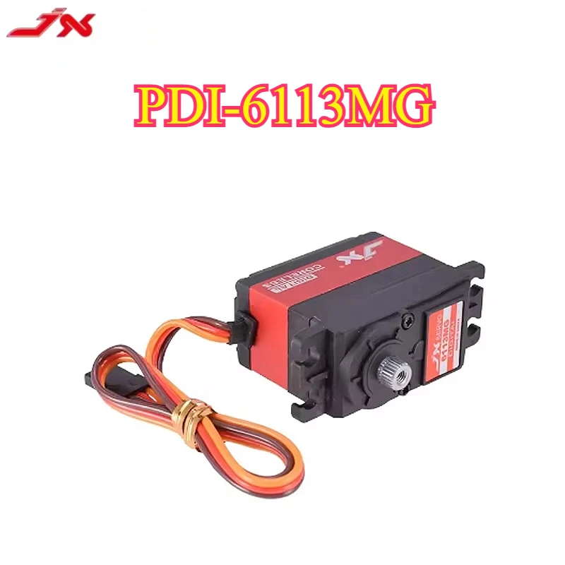 JX RC Servo PDI-6113MG 13KG 0.103sec High Torque Metal Gear Coreless Standard Digital Servo for RC Airplane Aircraft Parts