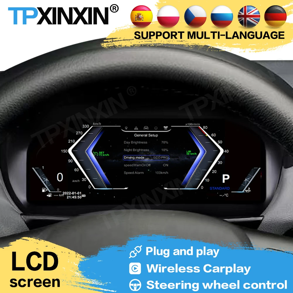 

12.3 Inch Plug and Play Digital Performance Display Dashboard For BMW 1 Series E87 2006~2011 DenaliDigital Instrument Cluster