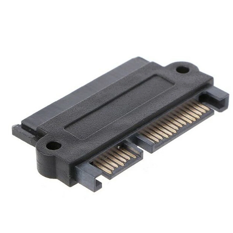(HB05)6Gbps SFF 8482 SAS To SATA 180 Degree Angle Computer Adapter Converter Straight Head SFF-8482 Durable Portable For PC 1PC