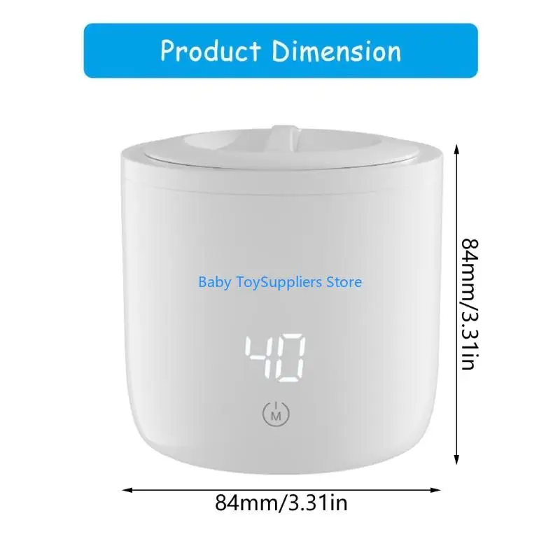 جهاز تسخين زجاجات الأطفال المحمول R1WF مع تسخين سريع وتحكم رقمي في درجة الحرارة #6