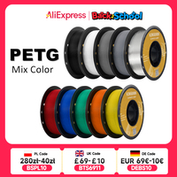KINGROON PETG 3D Printer Filament 1.75mm 5KG 10KG Mix Color 3D Printing Material 1kg/roll  petg Plastic For FDM 3dprinter