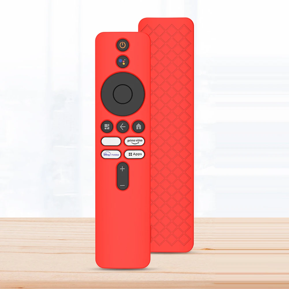 Remote Control Case Silicone Remote Control Cover Protector with Lanyard Shockproof Anti-Slip for Xiaomi 4K TV MiBoX 2nd Gen