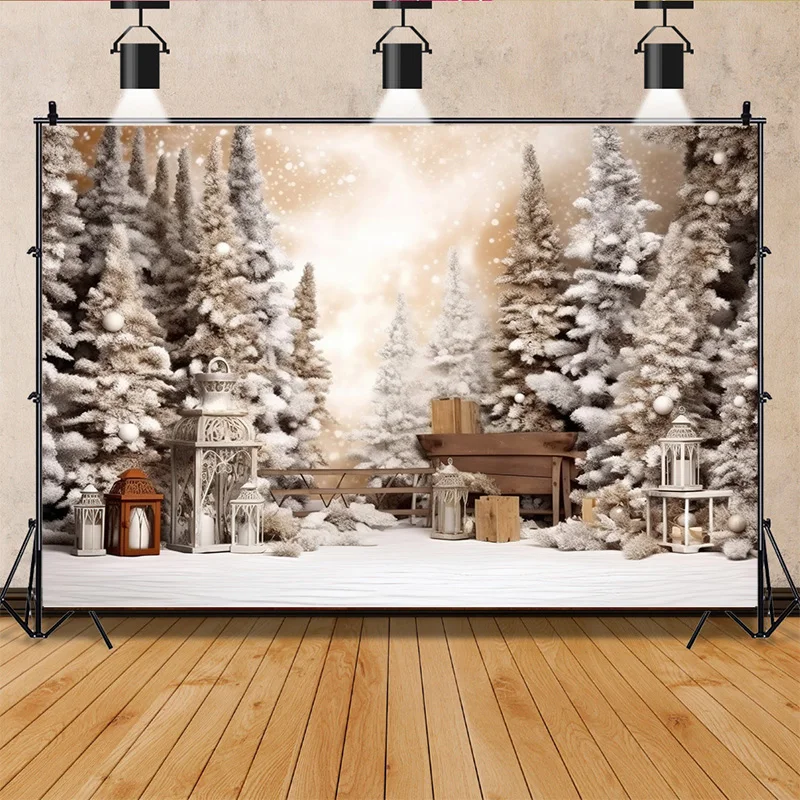 SHENGYONGBAO Christmas Decorations Photography Backdrops Candy House Living Room Ornament Birthday Photo Studio Background QS-26