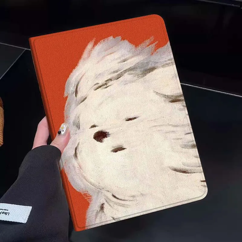 

Wind Blows Puppy Kitten Tablet Case For Huawei Honor MatePad MediaPad Air 5 6 7 11 V6 V7 V8 V9 X9 X8 T10 T10s C5e T5 Gift