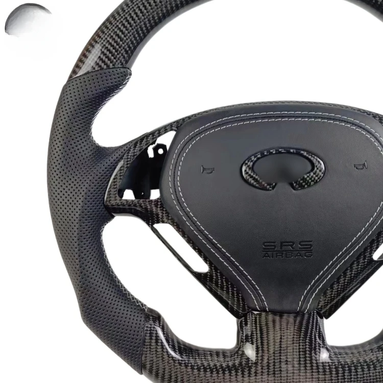 High-end private custom carbon fiber steering wheel for InfiniG37G25G35/Sports