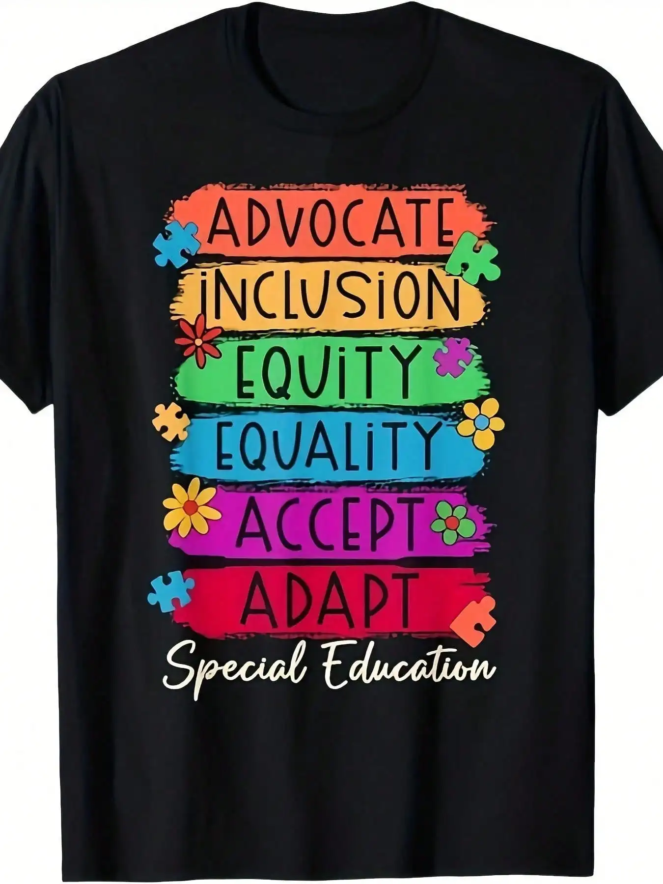 

Special Education SPED Teachers Autism Teacher Inspirational T-Shirt220g