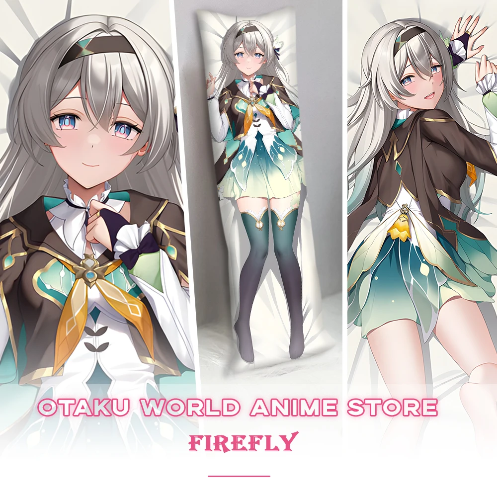 Game Honkai Star Rail Cute Firefly Pillowcase Cosplay Props Anime Firefly Customized Bedding Fullbody Pillow Covers Dakimakura